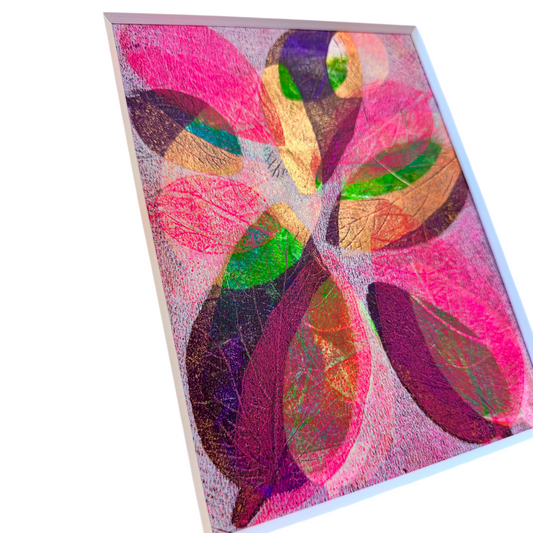 🌀 Schichtwerk – Gel Printing mit Acrylfarben