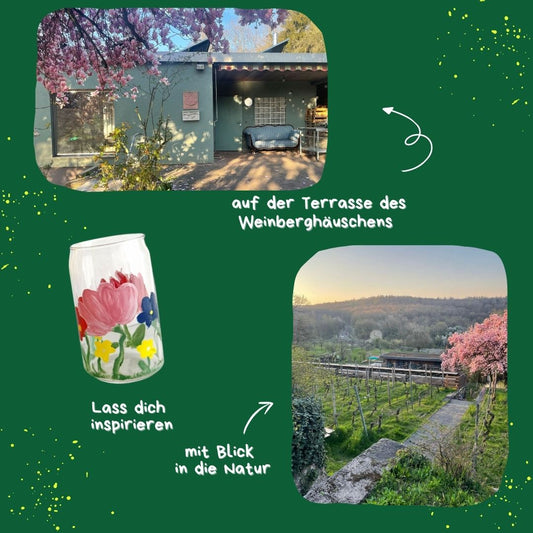 🥂 Workshop am Weinberg - Paint your Glass