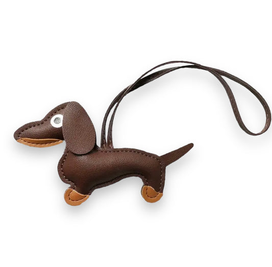 Anhänger - Dackel, braun m. Schlaufe