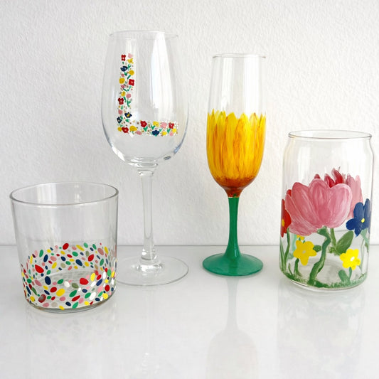 🥂 Paint your Glass - Gläser bemalen