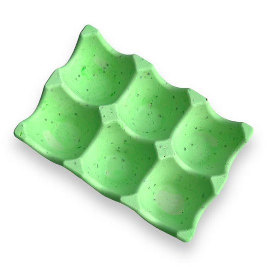 Jesmonite Eierhalter, grün