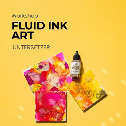 🌈 Coaster Art – dein Untersetzer-Set mit Alcohol Inks