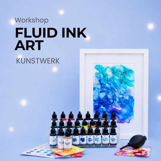 🌈 Alcohol Inks – dein eingerahmtes Kunstwerk