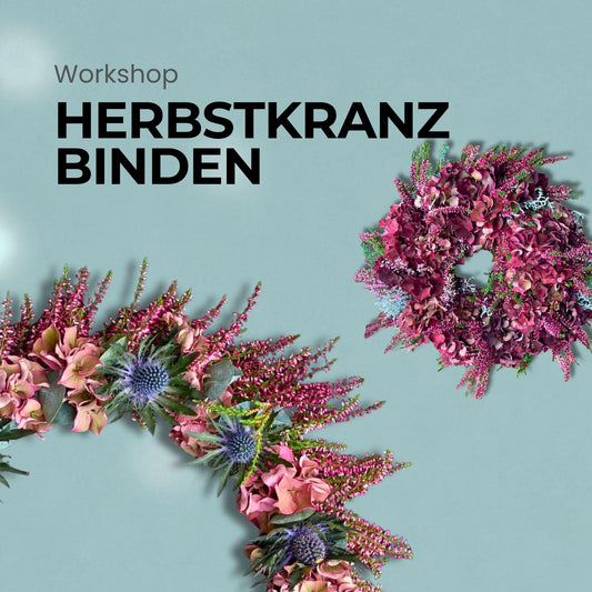 Herbstkranz binden