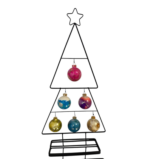 🎄 Weihnachtskugeln gestalten mit Alcohol Inks