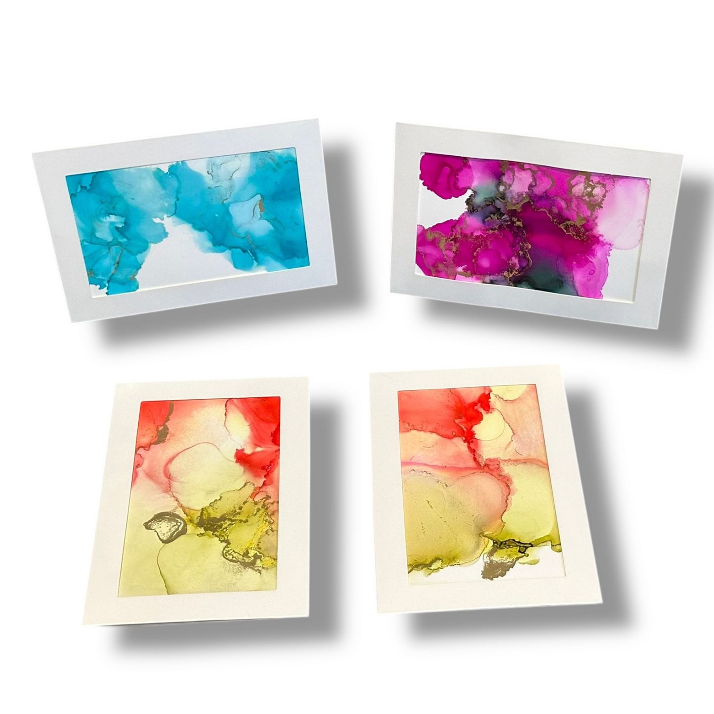 💌 Alcohol Inks - Tintenkarten