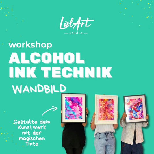 🌈 Alcohol Inks – dein eingerahmtes Kunstwerk