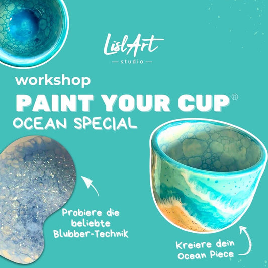 🌊 Paint your Cup® - Ocean Special Keramik bemalen