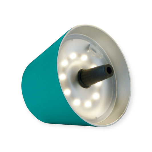 Top 2.0 LED RGBW-Akku-Flaschenleuchte, türkis