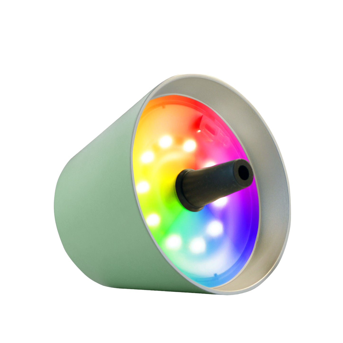 Top 2.0 LED RGBW-Akku-Flaschenleuchte, oliv