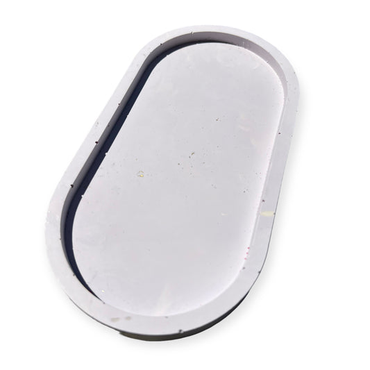 Ablage aus Jesmonite, Flieder