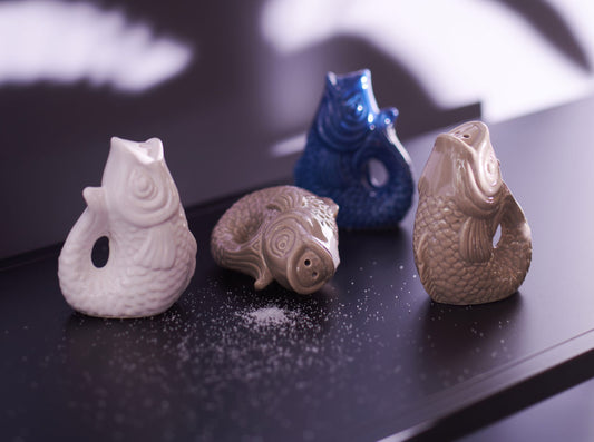 Monsieur Carafon, Salz- & Pfefferstreuer 2tlg., azur