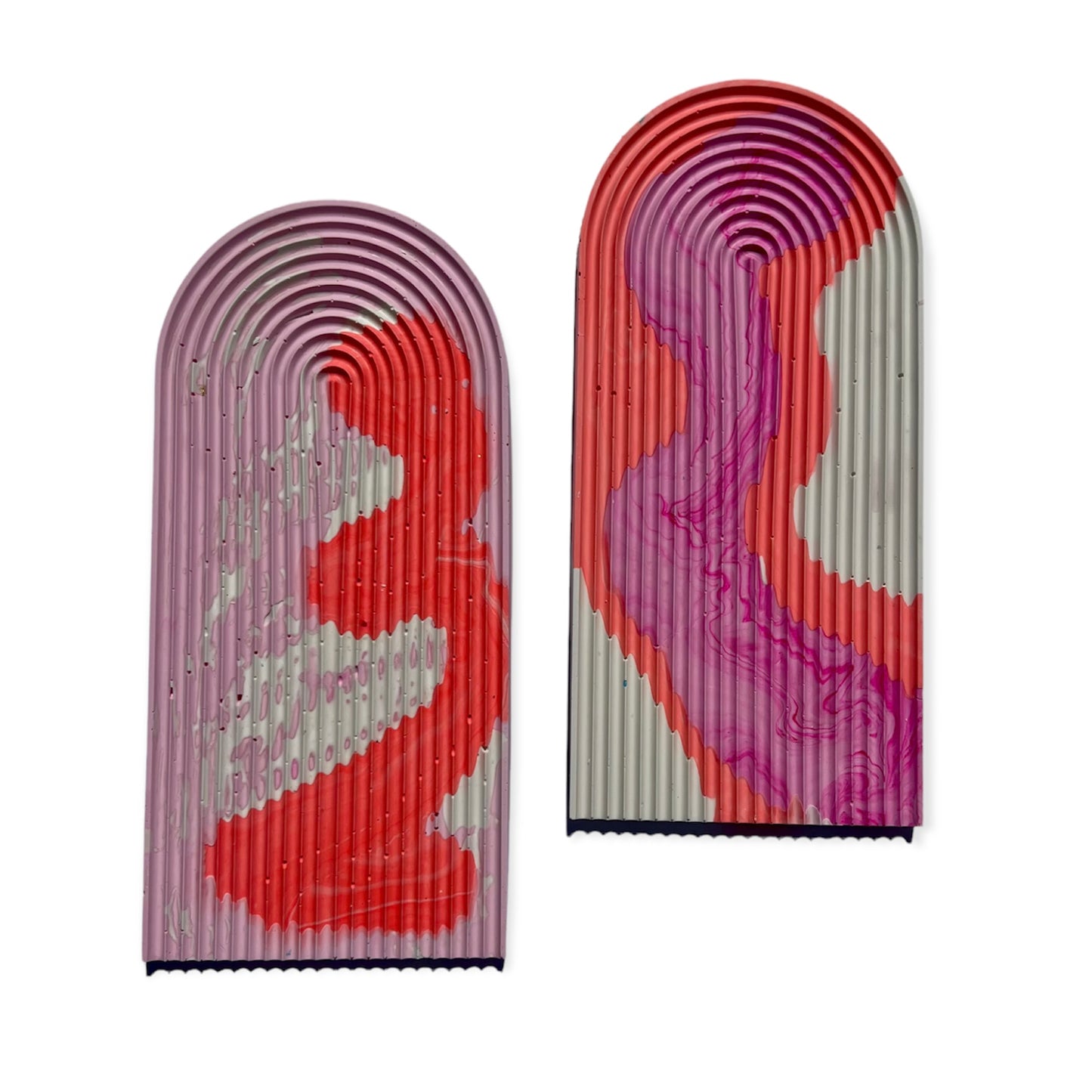 Rainbow Ablage aus Jesmonite, mix