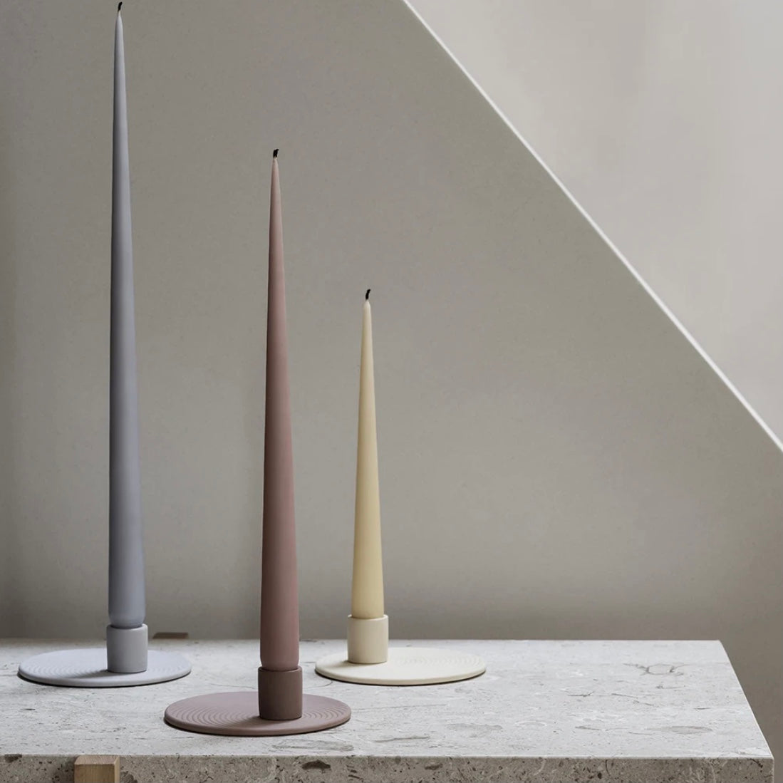 NONA Kerzenhalter, Pewter
