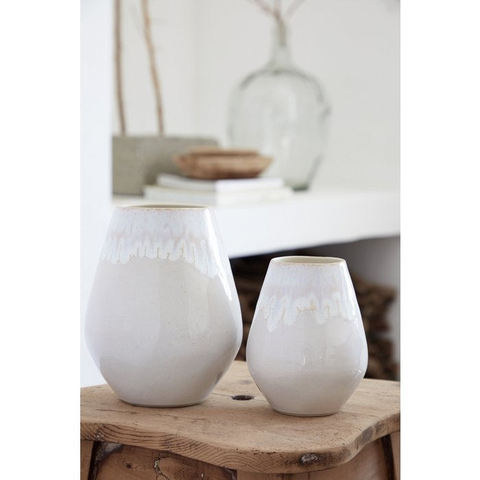 Keramikvase Brisa, ria blau