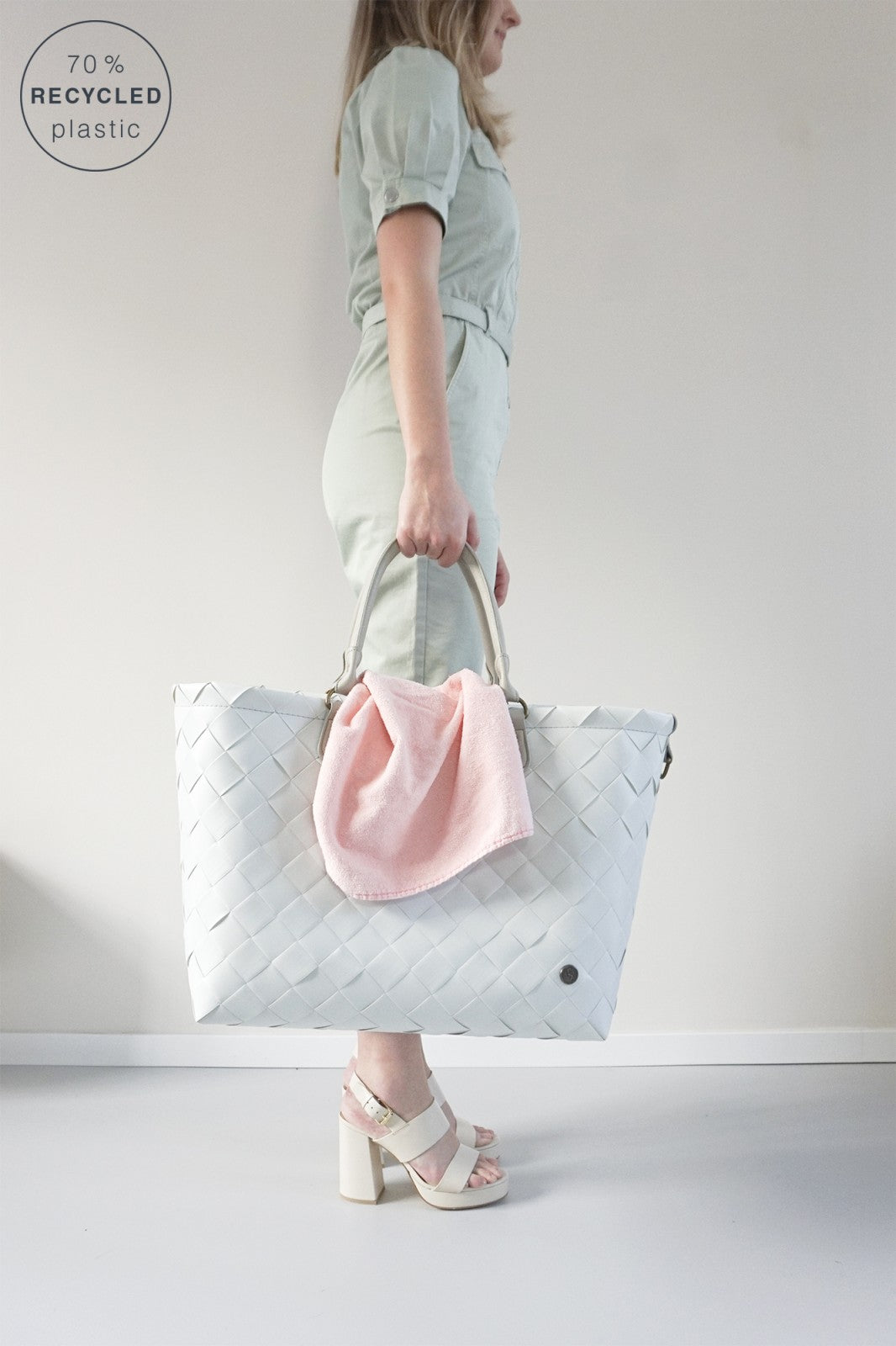 Shopper Saint-Tropez - misty grey