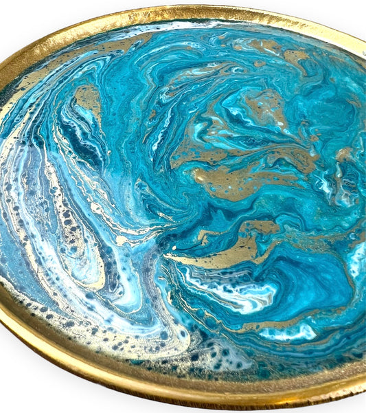 Resin Ablage - Mix it Baby, gold