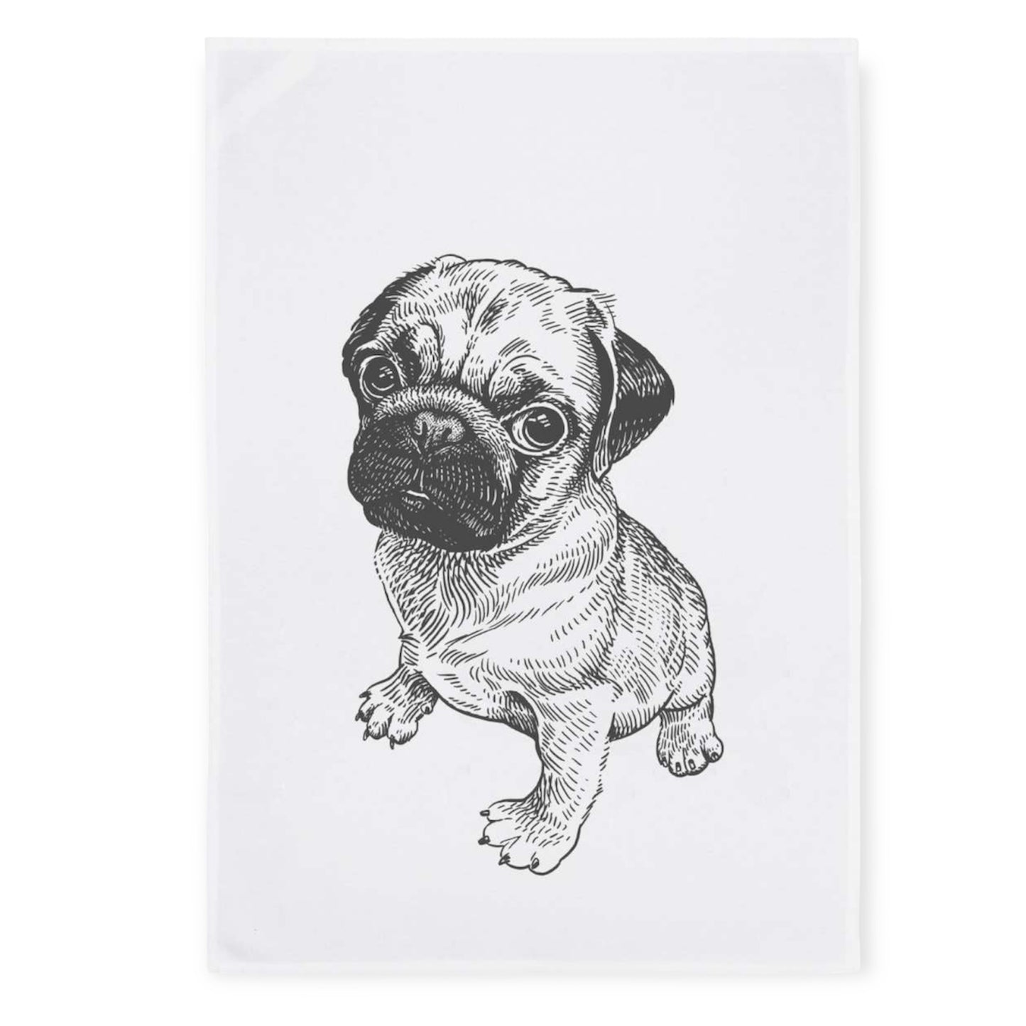 Geschirrtuch - Mops