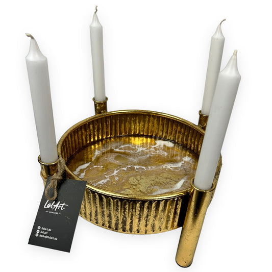 Adventskranz - Shine bright, gold