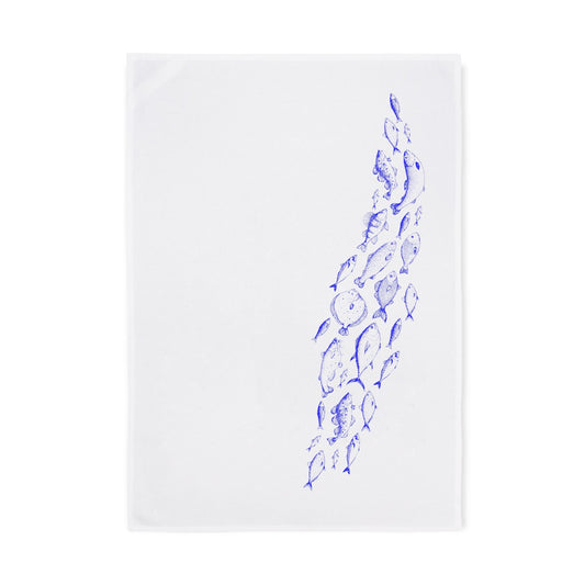 Geschirrtuch - Fischschwarm