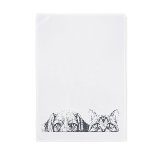 Geschirrtuch - Hund & Katze
