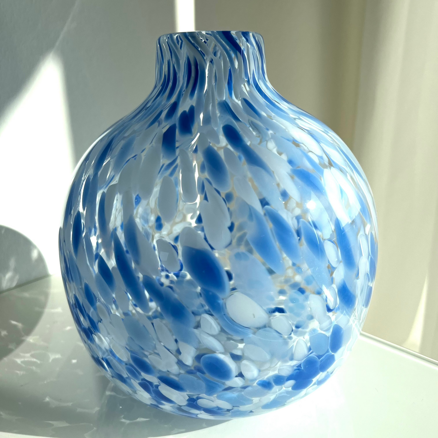 Vase Splash, blau