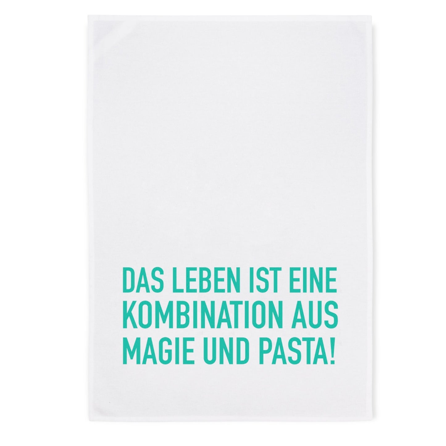 Geschirrtuch - Das Leben ist eine Kombination aus Magie und Pasta