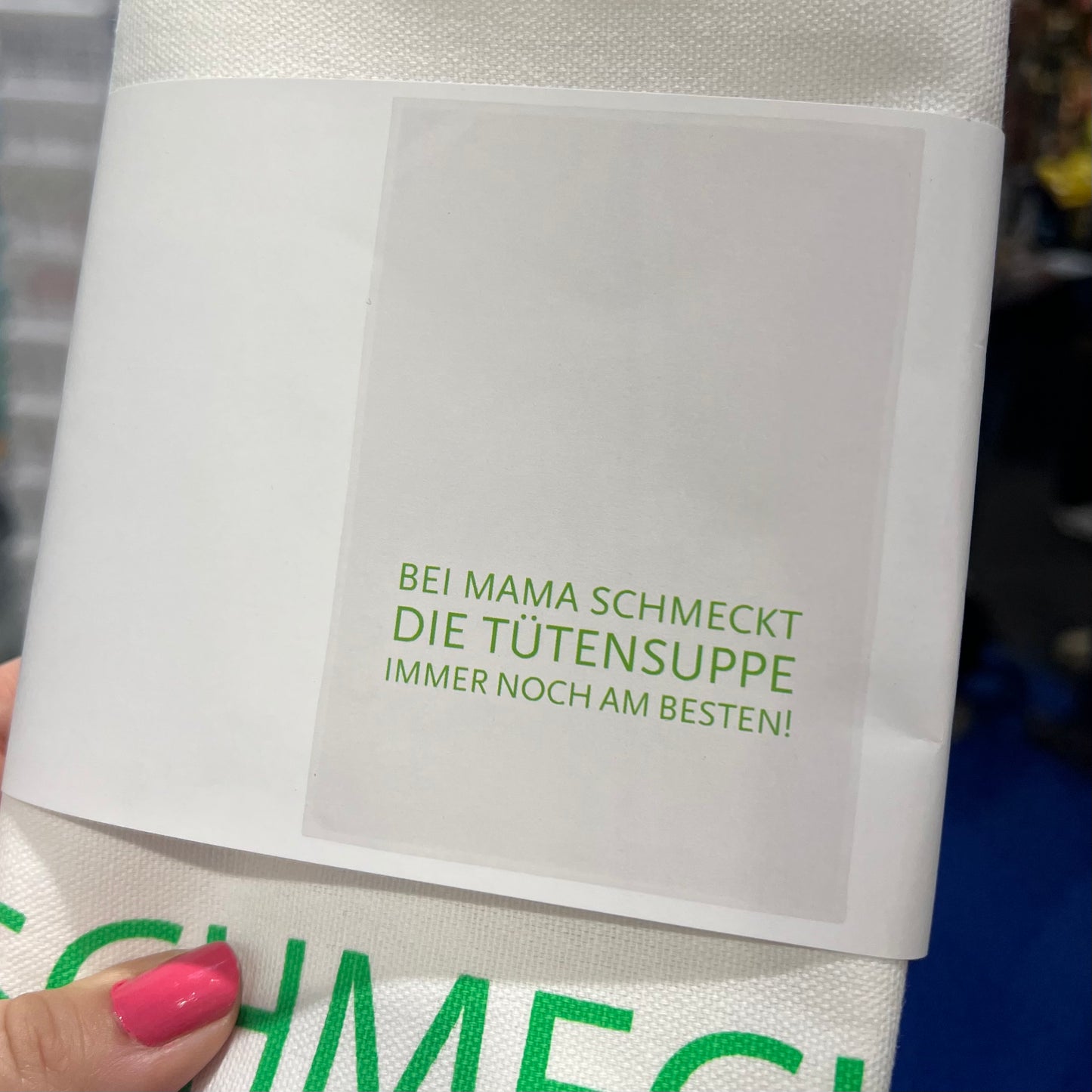 Geschirrtuch - Bei Mama schmeckt die Tütesuppe