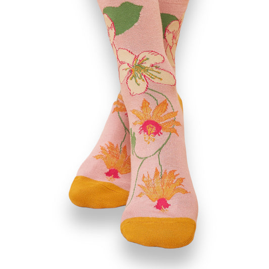 Socken - Flora, Rosé