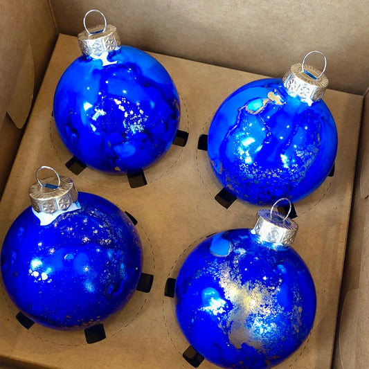Mini-Workshop: Fluid Ink Art - Weihnachtskugeln