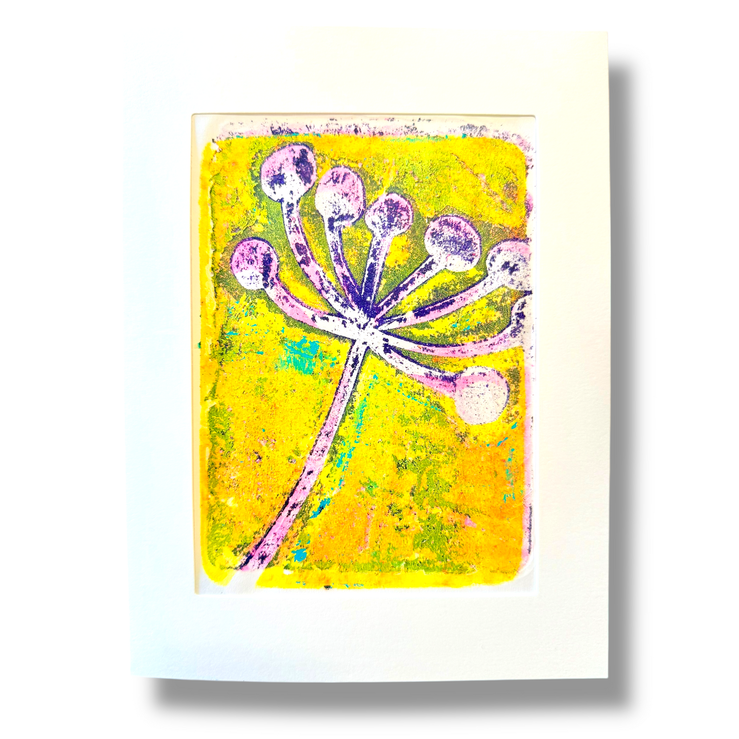 🌀 Schichtwerk – Gel Printing mit Acrylfarben