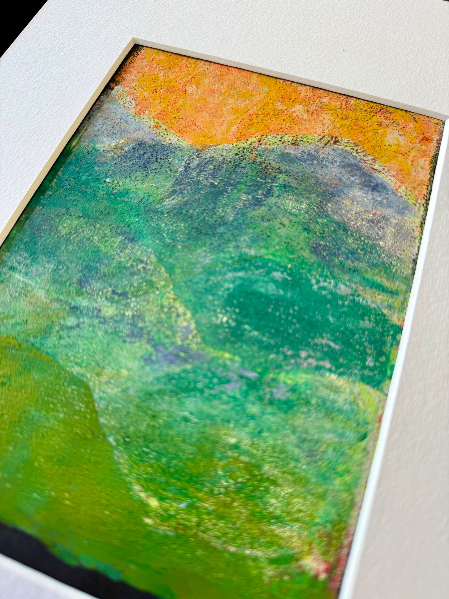 🌀 Schichtwerk – Gel Printing mit Acrylfarben