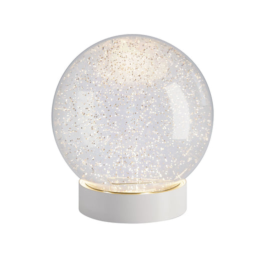 LED-Schneekugel "Glamor Bauble" – 15 cm