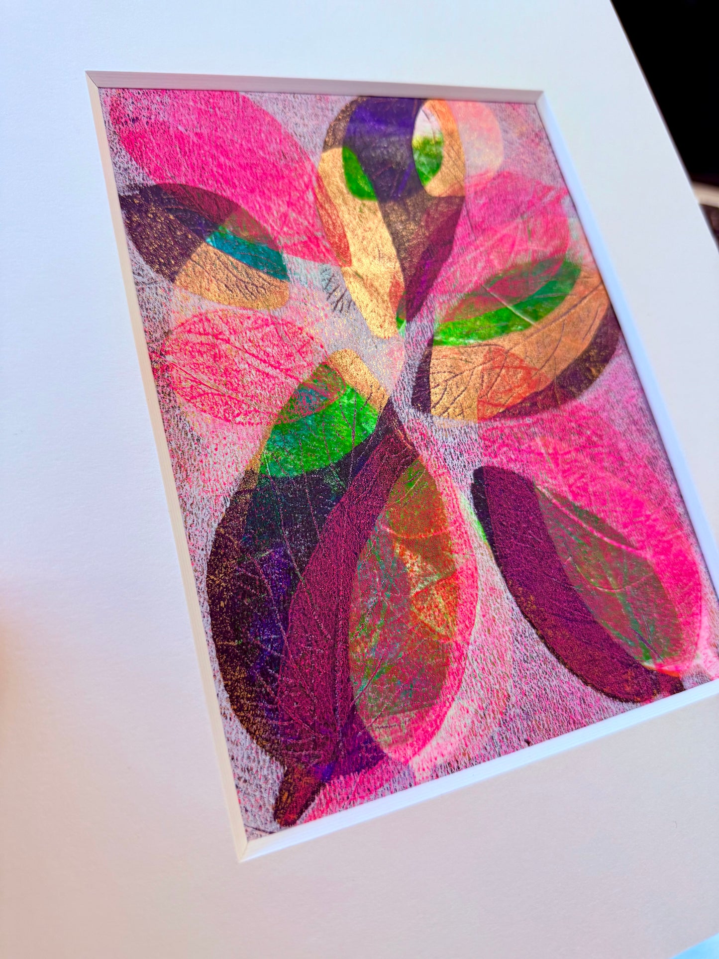 🌀 Schichtwerk – Gel Printing mit Acrylfarben