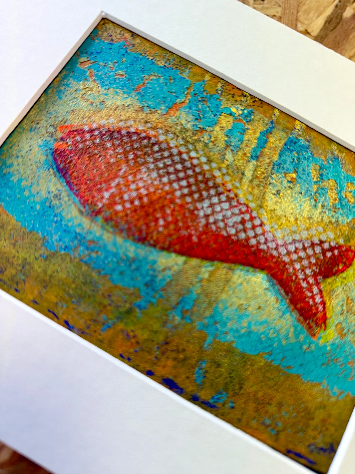 🌀 Schichtwerk – Gel Printing mit Acrylfarben