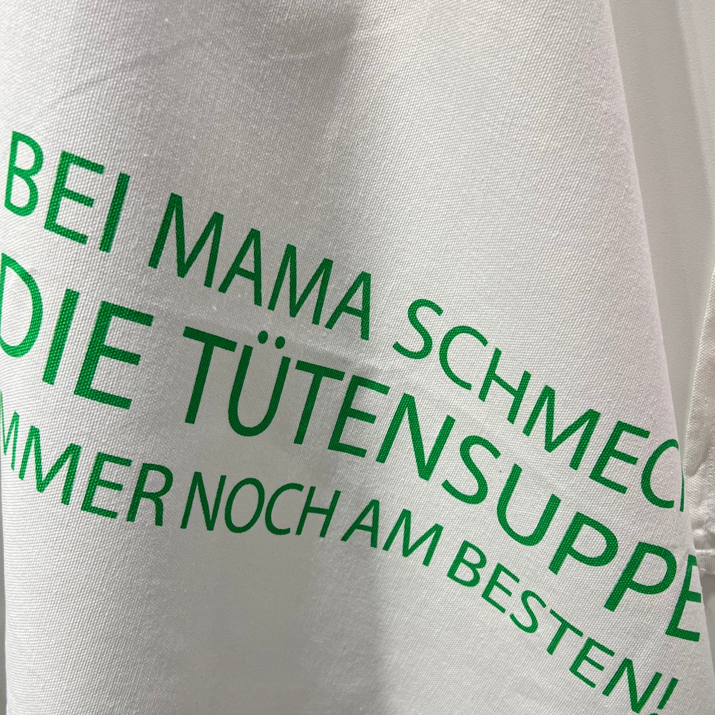 Geschirrtuch - Bei Mama schmeckt die Tütesuppe