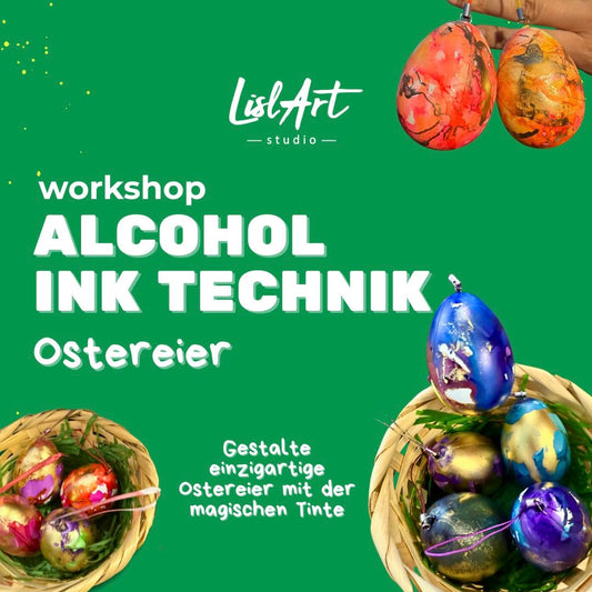 🥚 Alcohol Inks - Ostereier