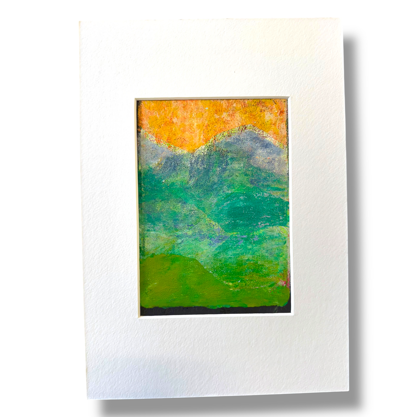 🌀 Schichtwerk – Gel Printing mit Acrylfarben