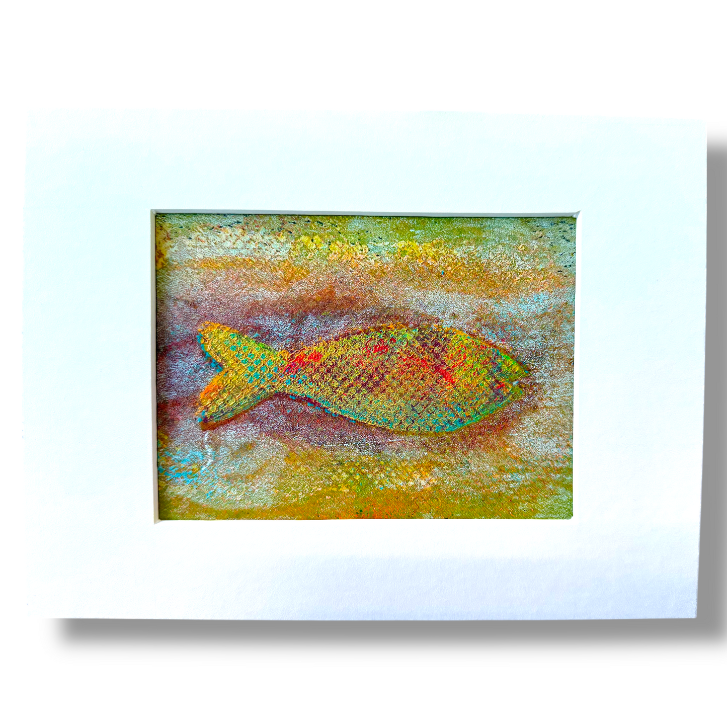 🌀 Schichtwerk – Gel Printing mit Acrylfarben