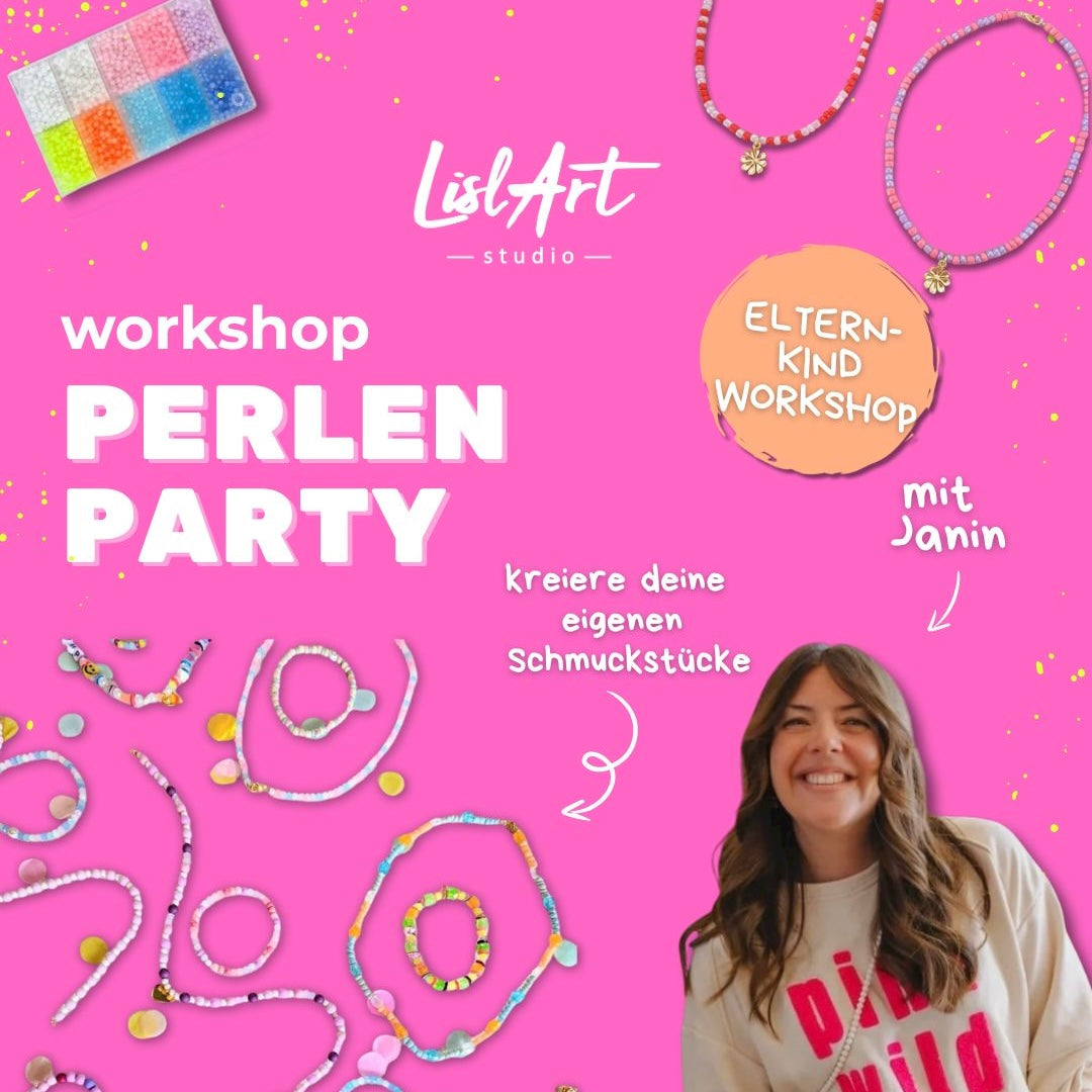 ✨ Perlen Party –  Schmuckworkshop Eltern-Kind