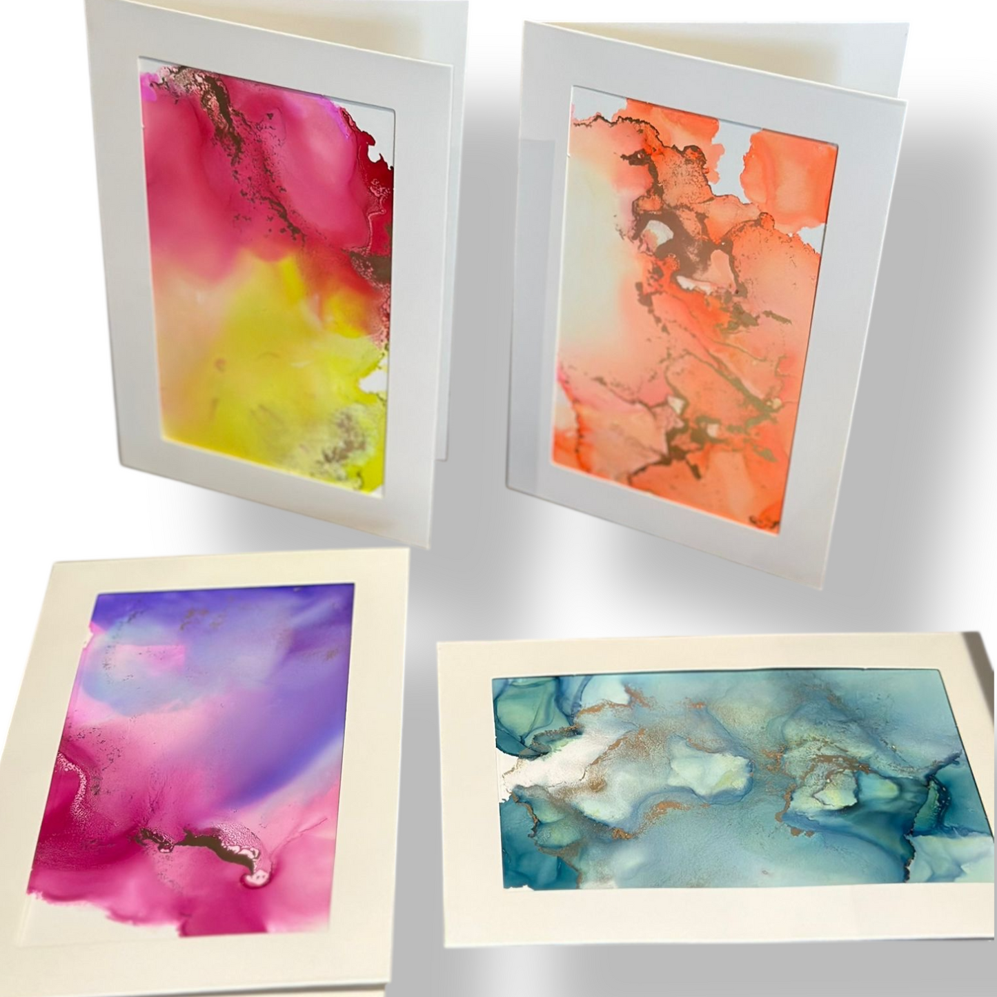 💌 Alcohol Inks - Tintenkarten