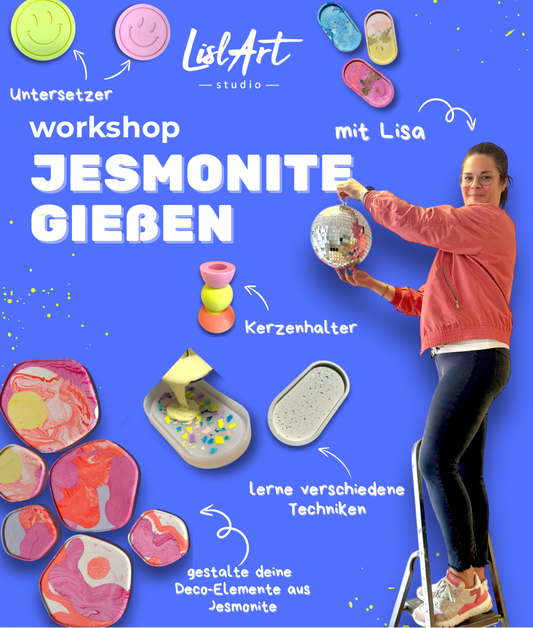 ✨ Jesmonite gießen – dein Design-Trio aus Acrylharz