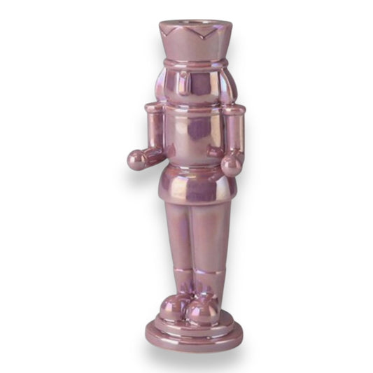 Kerzenhalter Nussknacker, Rainbow Violett