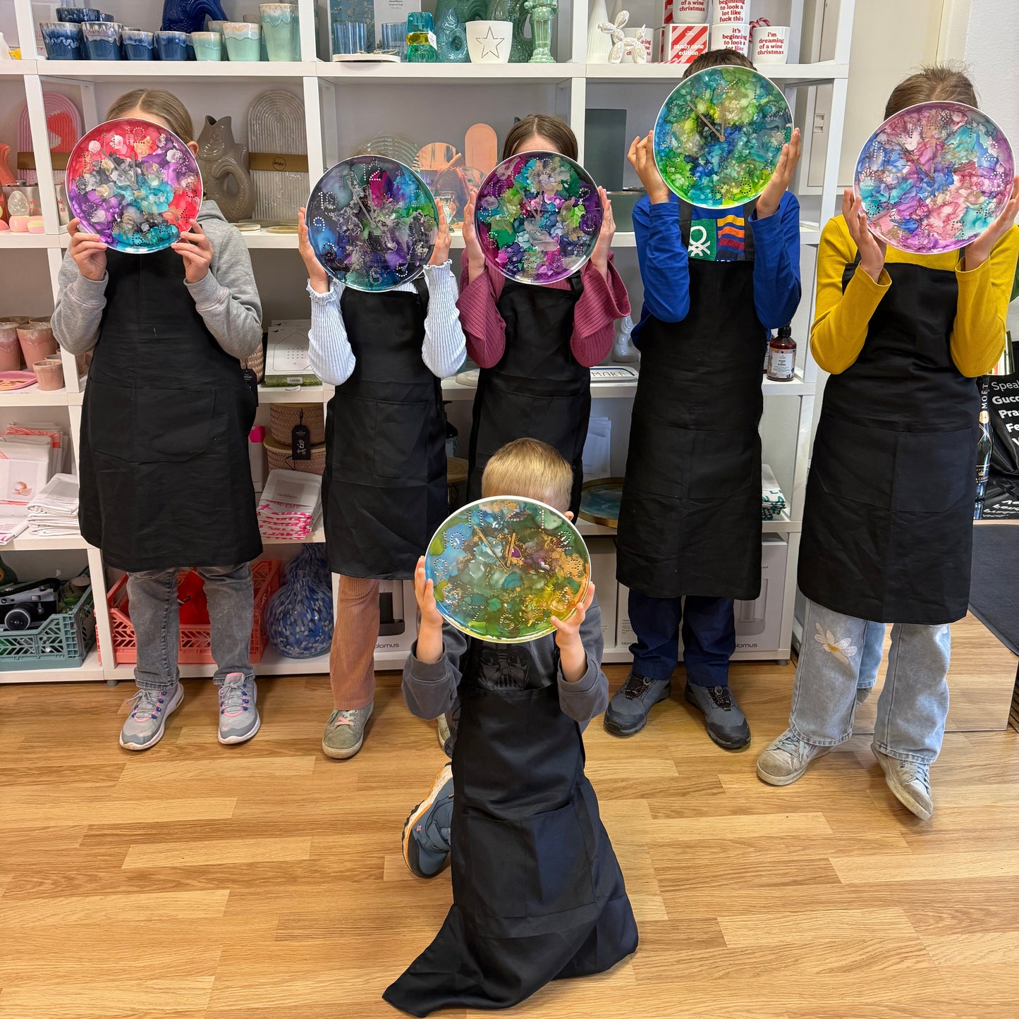 🌈 Alcohol Inks für Kids -  dein Uhrendesign