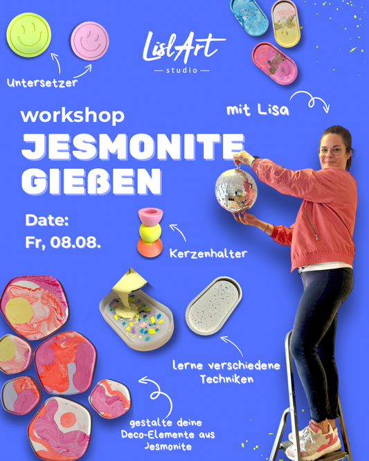✨ Jesmonite gießen – dein Design-Trio aus Acrylharz