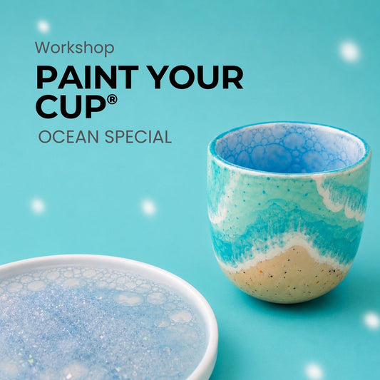 🌊 Paint your Cup® - Ocean Special Keramik bemalen