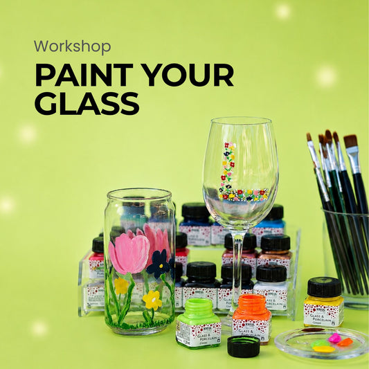 🥂 Paint your Glass - Gläser bemalen