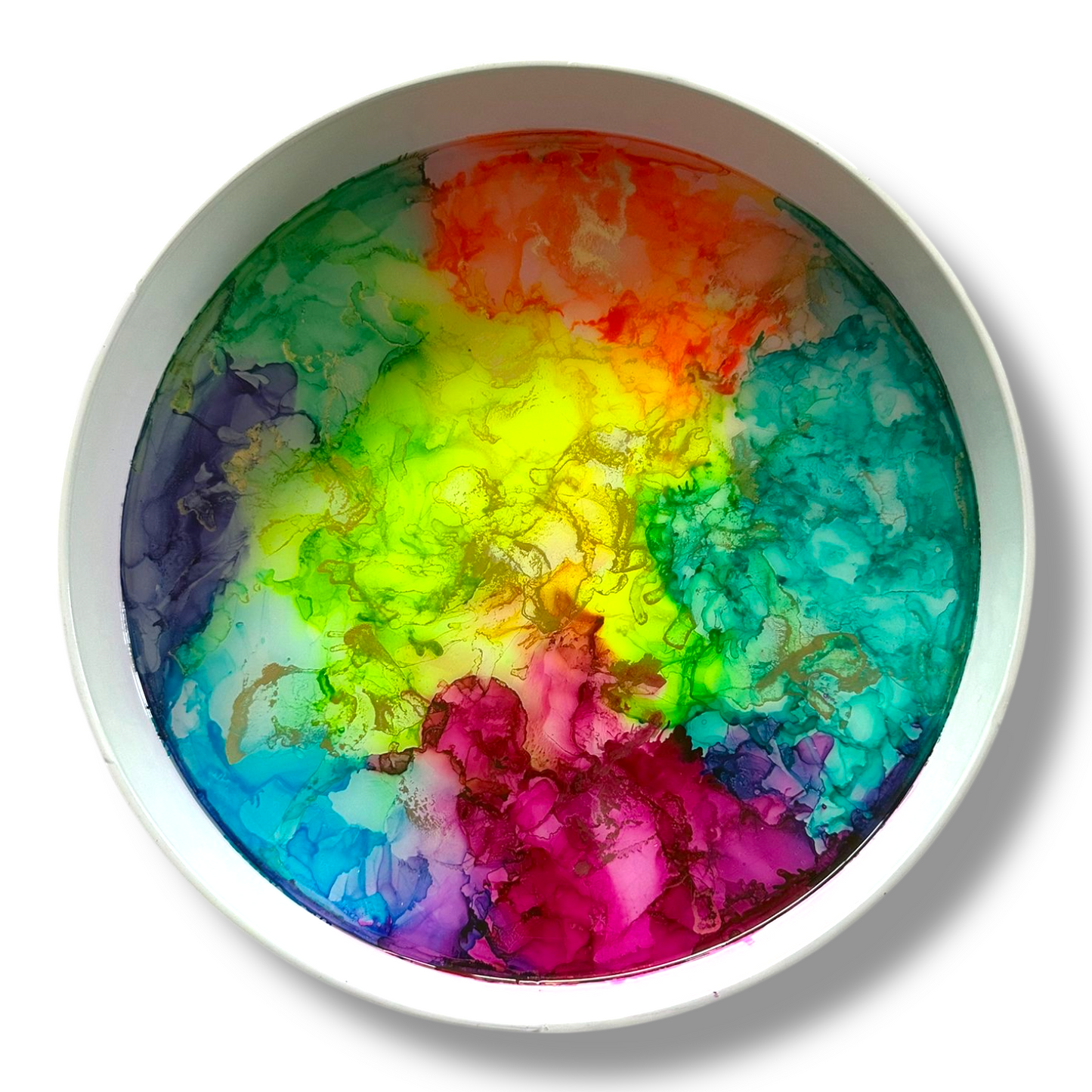 🎨 Alcohol Inks – Dein Tablett