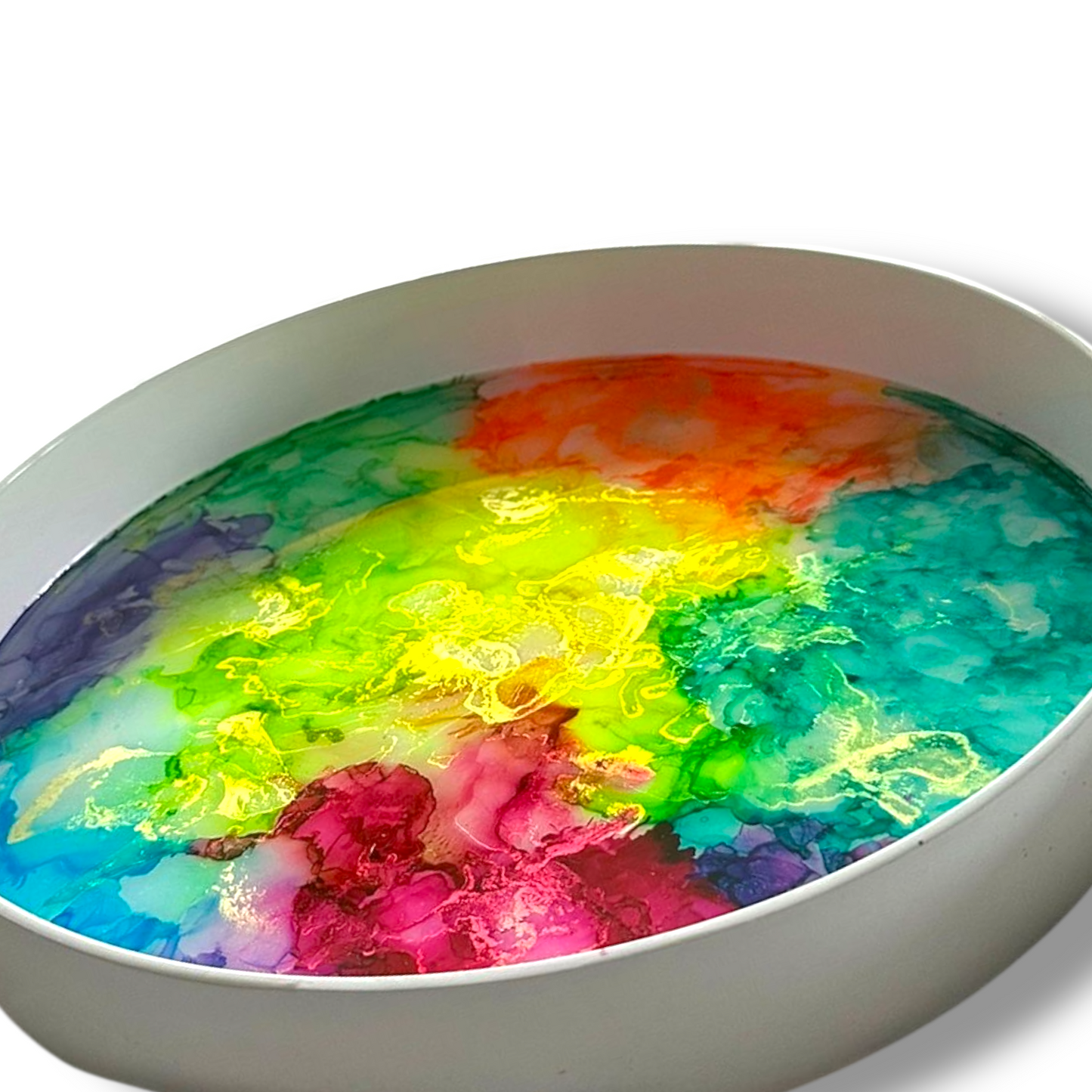 🎨 Alcohol Inks – Dein Tablett