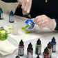 🎄 Weihnachtskugeln gestalten mit Alcohol Inks